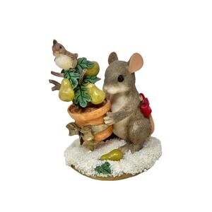 Vintage Fitz and Floyd Charming Tails On The First Day of Christmas Figurine